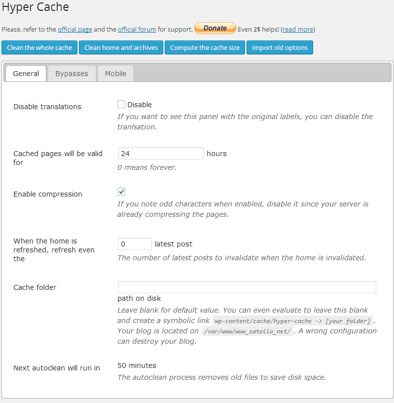hyper cache plugin