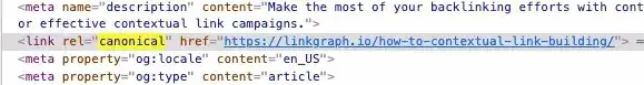 canonical example