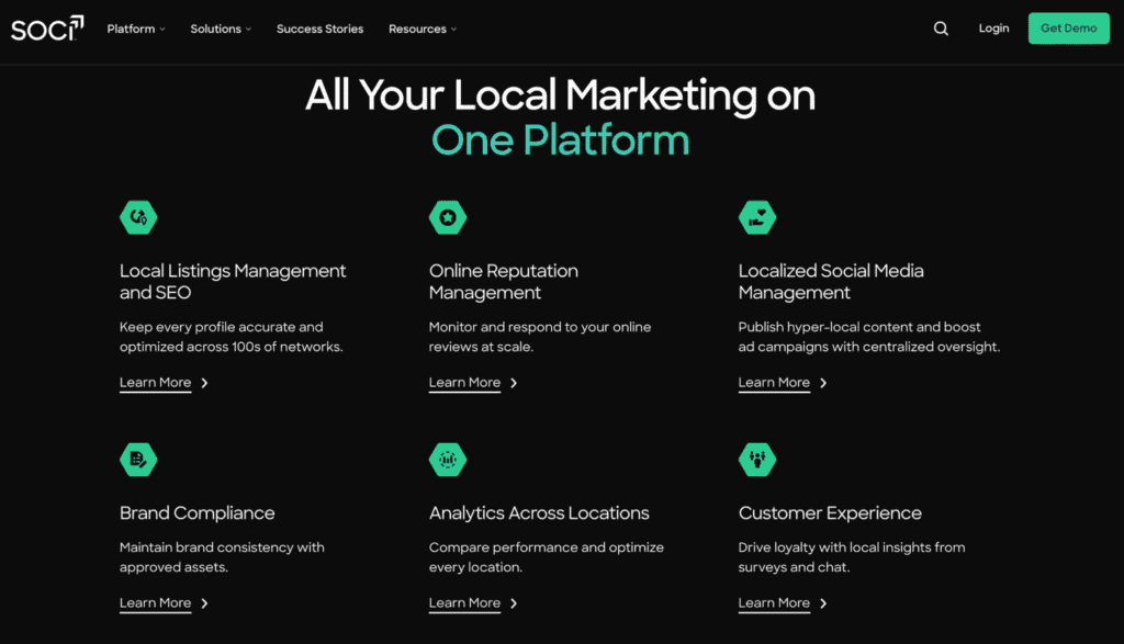 SoCi platform