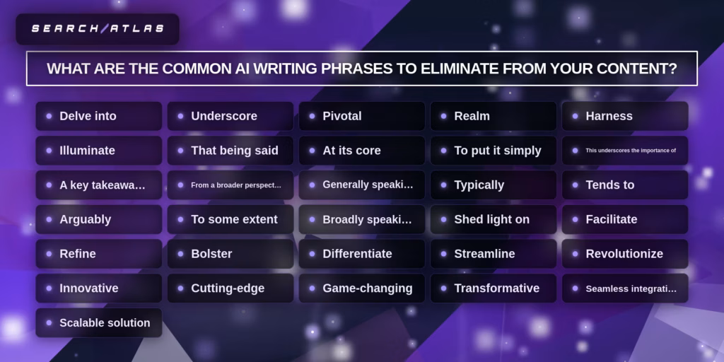 common AI words